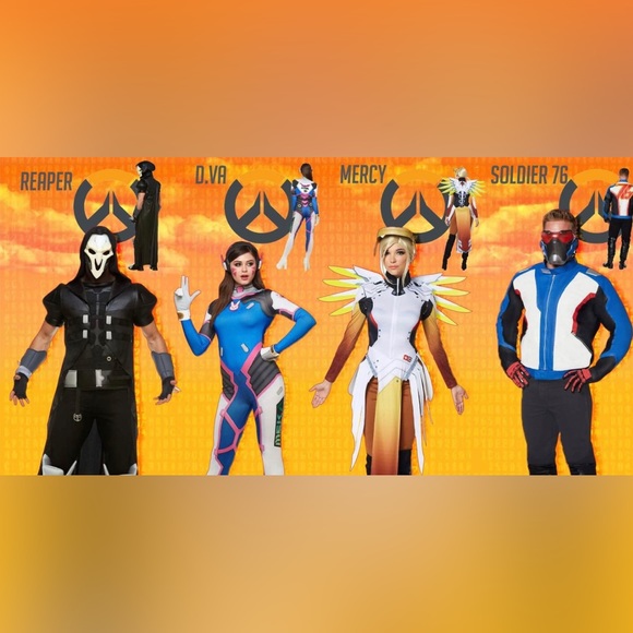 Brand NeW:Overwatch- Mercy, Size adult  Med 6-8 - Picture 5 of 5